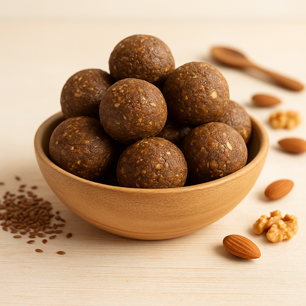 Organic Alsi ki Pinni Healthy Flaxseed Laddoos