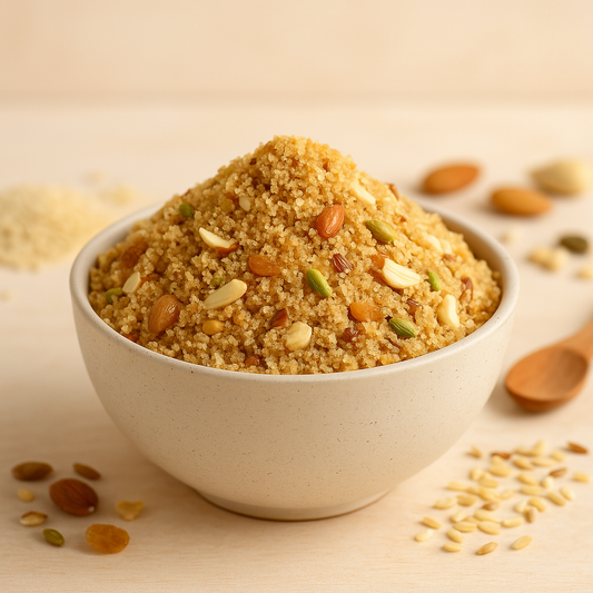 Sooji ki Panjiri – Traditional Semolina & Nuts Nutrition Mix